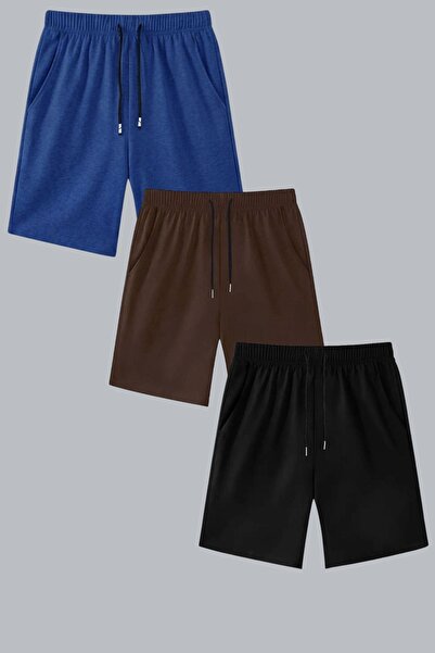 cm buseyiz BuseKids Unisex Καλοκαιρινά Σορτς/Κάπρι Σετ 3 τεμαχίων Άνετη Εφαρμ...