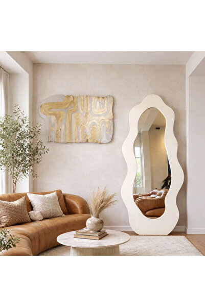 BÜYÜK İNCİ Dekoratif Dalga Model Ayna