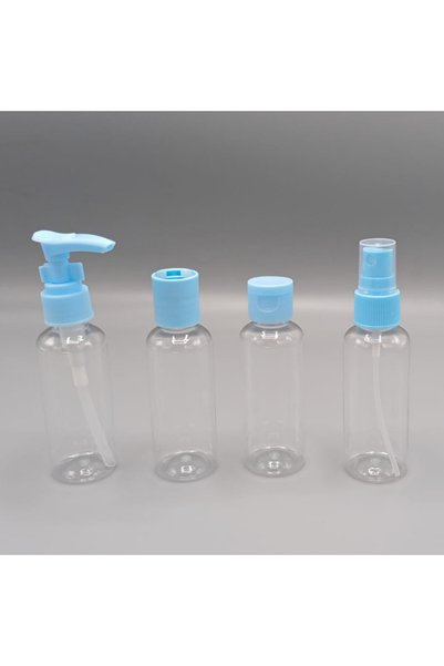Aroma Expert Set de călătorie reutilizabil, 4 recipiente, albastru