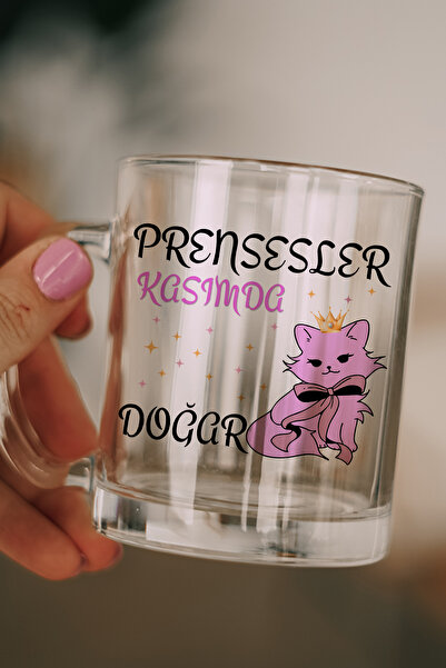 qoeuyl boutique Princesses Are Born in November Crowned Cat Printed Birthday ...