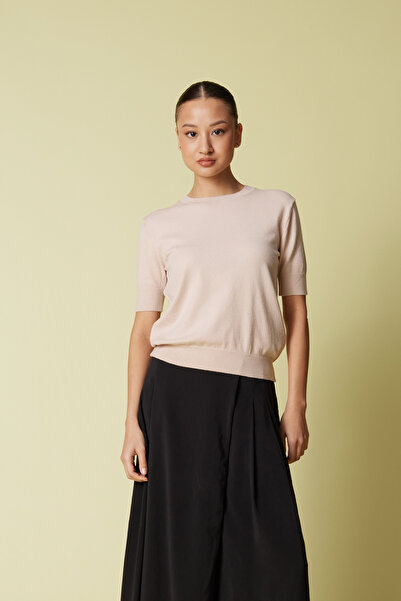 Nisan Κοντομάνικο πλεκτό πουλόβερ