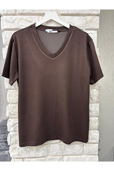 IŞILDA FASHION Işılda ύφασμα modal με λαιμόκοψη V, βασικό