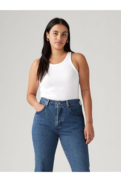 Levi's Essential Racer Tank Women's White Tank Top A3381-0000