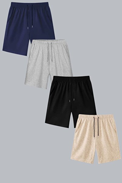 cm buseyiz BuseKids Unisex Καλοκαιρινά Σορτς/Κάπρι Σετ 4 τεμαχίων Σούπερ Προσ...