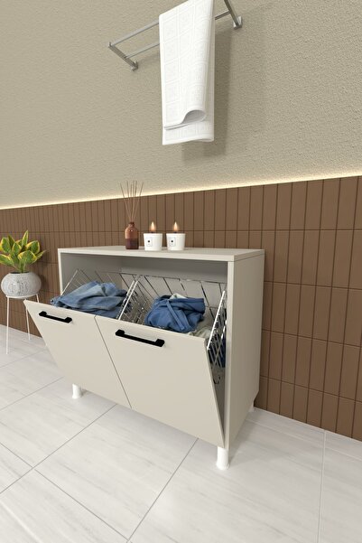 DEMİRBAL MOBİLYA MDF KİRLİ SEPETLİ DOLAP