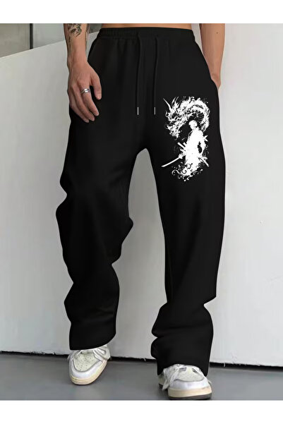 COMANCHERO Trening de vară unisex cu imprimeu anime dragon, croială largă și ...