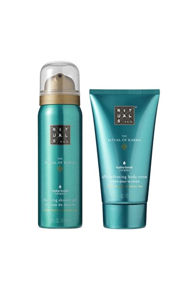 Rituals Σετ Ριτουάλ: Το Ριτουάλ της Κάρμα, Ενυδατική Κρέμα Σώματος, 70 ml + Τ...