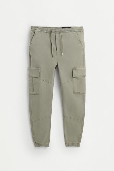 LEFTIES Pamuklu kargo jogger jean