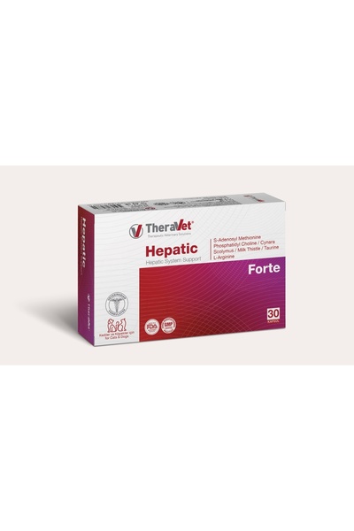 Hepatic Forte Karacğer Destekleyici 30 Kapsül Kedi ve Köpek