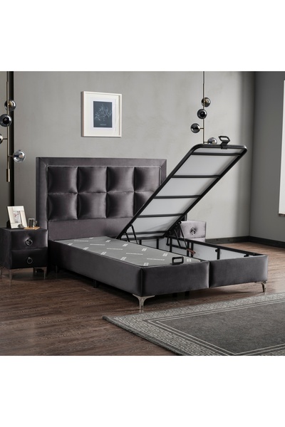 KUMSHOME BELD Çift Kişilik İkili Baza Başlık Set (YATAK DAHİL DEĞİLDİR)