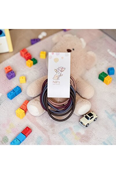 Nills Baby & Kids Soft Ton Lastik Toka Seti Çocuk Saç Tokası 10’lu