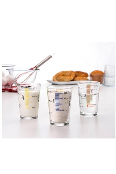 Paşabahçe Arda Turkmen 3-Piece Measuring Cup Set 97420