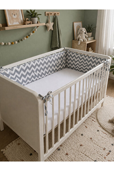 Jaju Baby 100x200 Montessori Yatak Kenar Koruma 4 Parça 45 cm Yükseklik 2,5 c...