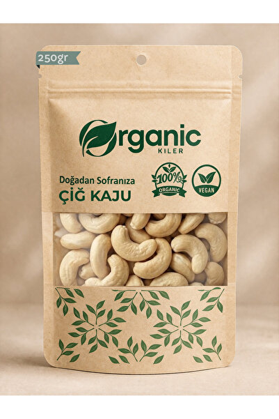 Organic Kiler Çiğ Kaju 250gr - Yeni Mahsül Katkısız & Doğal