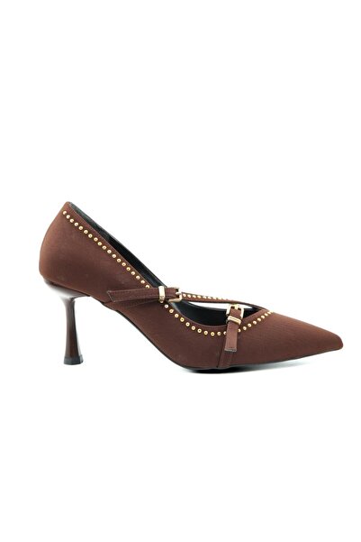 FELES 129-1750 Brown Women's Heeled Shoes