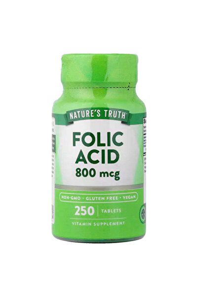 Nature's Truth فيتامين ب9 فولات - حمض الفوليك 800 ميكروغرام 250 قرص
