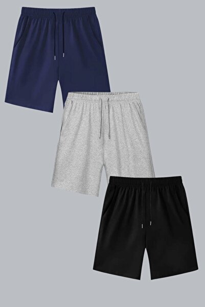 cm buseyiz BuseKids Unisex Καλοκαιρινά Σορτς/Κάπρι Σετ 3 τεμαχίων Άνετη Εφαρμ...