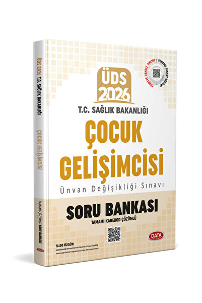 Data Yayınları T.C. Sağlık Bakanlığı ÜDS Çocuk Gelişimcisi Soru Bankası (Tama...
