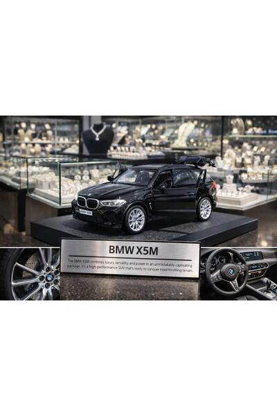 scntoys Bmw X5 Diecast Model Araba Jip 1:32 Ölçek Model Araba Kapı Bagaj Kapu...