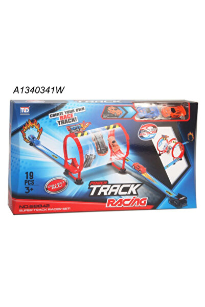 Family Center Power Track with 2 Car 360 spin action