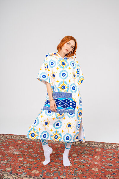 Fortek Home Πετσέτα θαλάσσης με κουκούλα και μπουρνούζι για σέρφινγκ