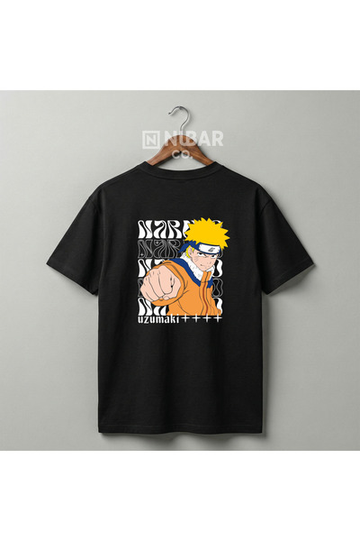Grafftee Clothing Tricou unisex din bumbac cu design Naruto |   Țesătură prem...
