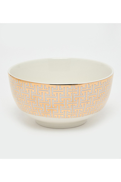 Sur La Table New Bone China 15x7cm White/Gold Bowls