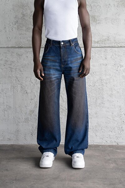 Machinist Men's Oversized Baggy Jeans - Blue S