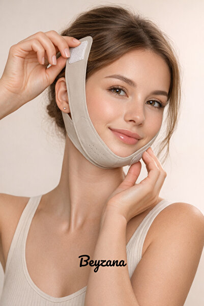1 Adet Karışık Renk Unisex Yüz Şekillendirme Bandajı & Çene Altı Gıdı Korsesi