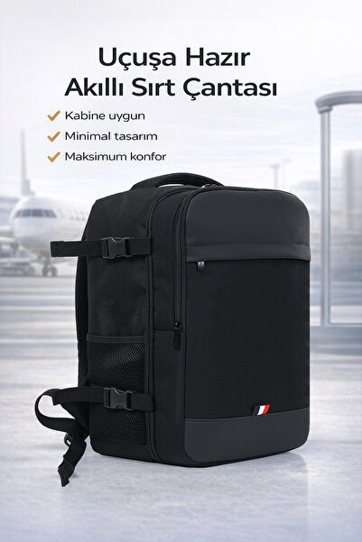 D'VERS Έξυπνη θήκη ταξιδιού μεγέθους καμπίνας με θήκη για φορητό υπολογιστή κ...