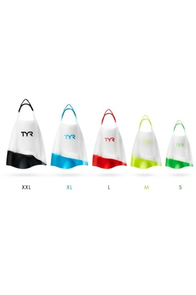 TYR Hydroblade Fin Şeffaf Yüzücü Paleti - L (41-42,5)