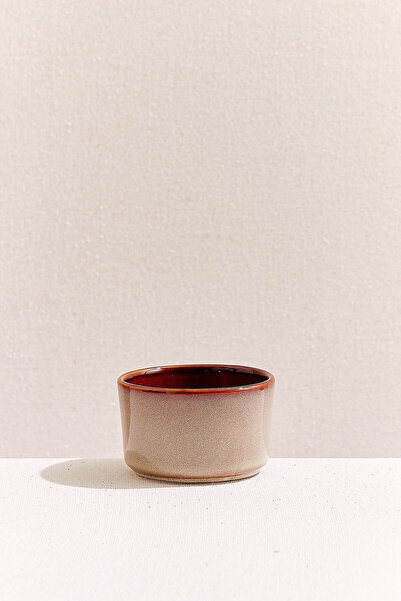 Paşabahçe Honeycomb Ceramic Ramekin Amber - 1 Piece