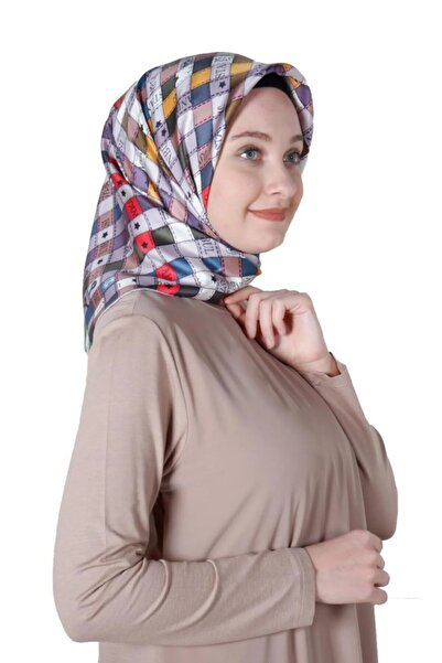 Cacharel Καρό μεταξωτό μαντήλι με σχέδιο Κωνσταντινούπολης 8376313 - 971