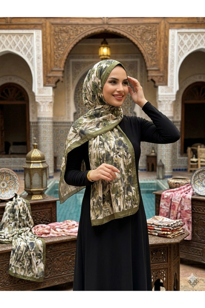 HAR-UM Ticaret Σάλι από μπαμπού με σχέδια