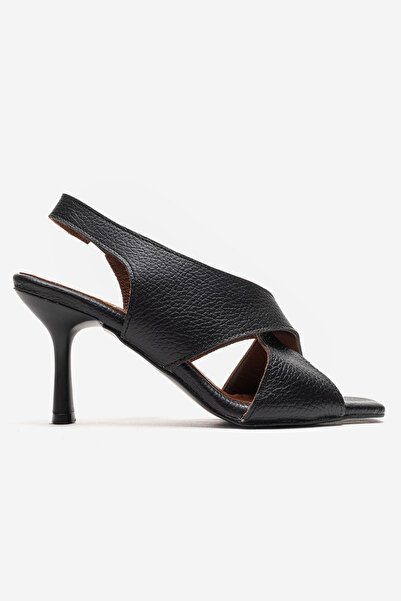 by selvi Lukka Shoes Γυναικεία παπούτσια με τακούνι σε μαύρο χρώμα από γνήσιο...