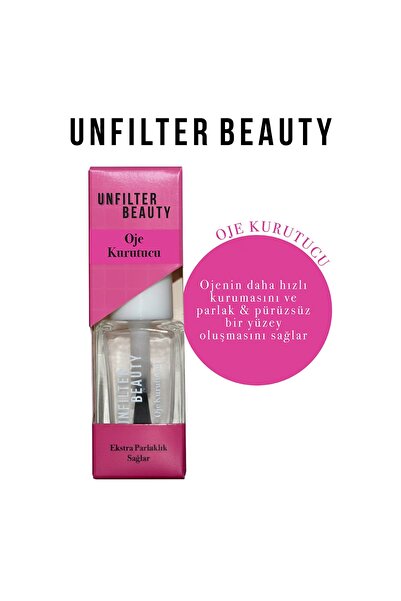Unfilter Beauty Ekstra Parlaklık & Oje Kurutucu 12 ml