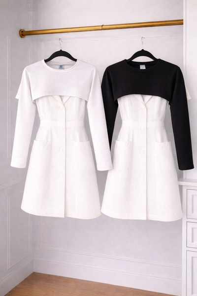 mirach Σετ 2 τεμαχίων Μακρυμάνικο Σετ Εργασίας Zero Body Nurse Uniform που φο...