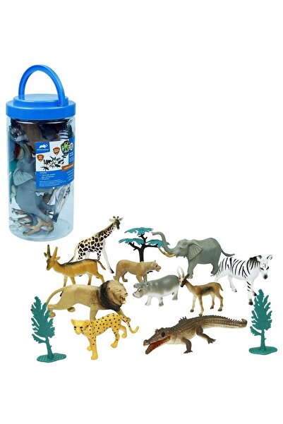 Vardem Sesi Grup - Animal Planet Vahşi Hayvan Seti 13 Parça