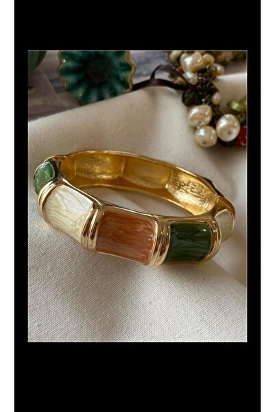 shop Green-Cream-Brown Enamel Handcuffs