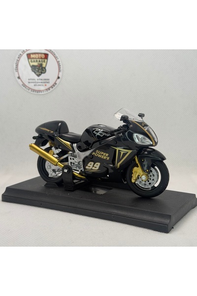 MotoGarage Suzuki Süper Power's Model Motosiklet 1:18 Ölçek - Oyuncak ve Kole...
