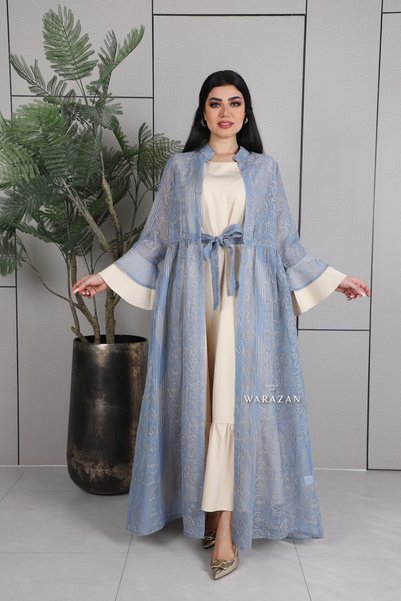 Bravo Two-piece jalabiya with wide sleeves