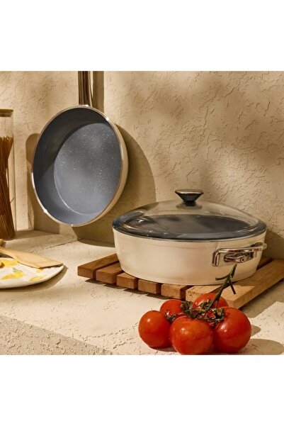 Evidea Kitchen Toscana Chef 3 Parça Tava Karnıyarık Tencere Seti - 26 cm