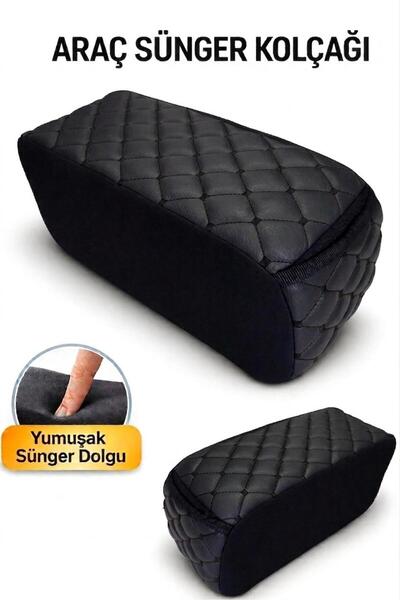 Ecarteks Lüks Oto Kolçak Kol Dayama Koltuk Arası Organizer Cepli Vidasız Mont...