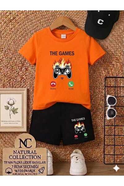 Nice Clothes ΚΑΛΟΚΑΙΡΙΝΟ ΠΑΙΔΙΚΟ ΜΠΛΟΥΖΑΚΙ ΚΑΙ ΣΟΡΤΣ UNISEX (ΕΚΤΥΠΩΣΗ THE GAMES)