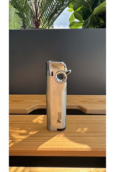 Black Martin Tek Torch Puro Çakmağı / Gümüş