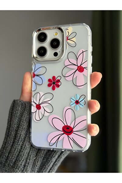 daystar Colorful flower pattern phone case compatible with iphone 13 and ipho...