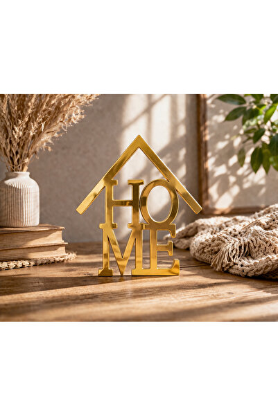 farist Home Yazılı modern Dekoratif Biblo Ve Masaüstü Dekor Plastik 14*14 cm