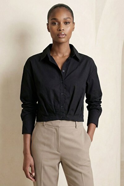 Hiccup MY FASHION Κοντό Κλασικό Πουκάμισο με Κουμπιά