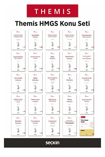 Seçkin Yayıncılık THEMIS HMGS Konu Seti 2026 (25 Kitap ) Nisan 2026 +kraft de...