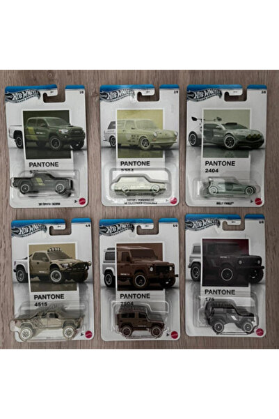 HOT WHEELS ΝΕΟ 2026 Ασημένια Σειρά Pantone 956B Σετ 6 τεμαχίων με Chase Bronco